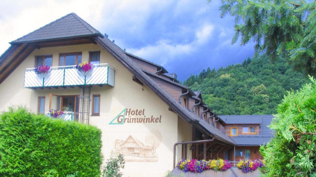 Hotel Gruenwinkel Oberharmersbach Exterior foto